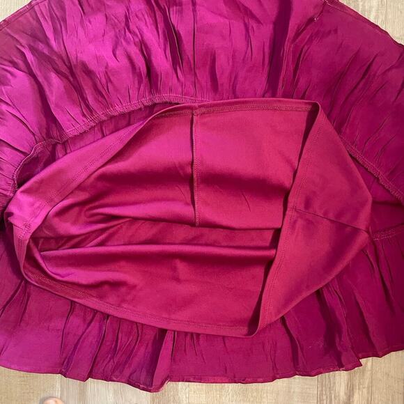 Heart & Heels fuchsia shocked mini dress with a sweetheart neckline size medium - Picture 4 of 16